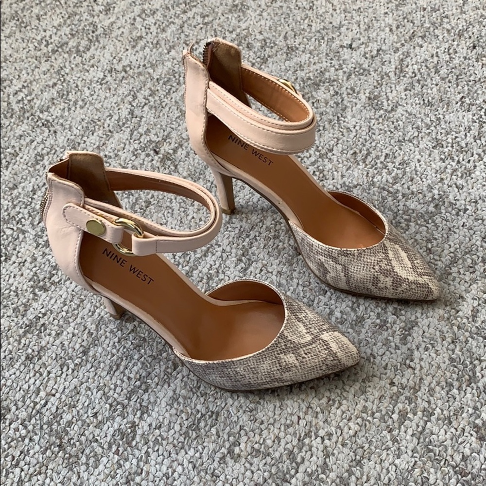 Nine West Snake Print Heels